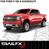 Drop Down Hoop Step Bars For Ford F150-350 Crew Cab (DHS009B)