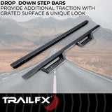 Drop Down Hoop Step Bars For RAM 1500 Quad Cab (DHS017B)