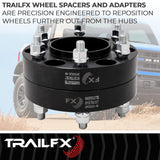 Hub Centric Wheel Spacer for Ford- Black Anodized (W655007B)