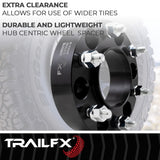 Hub Centric Wheel Spacer for Ford- Black Anodized (W655007B)