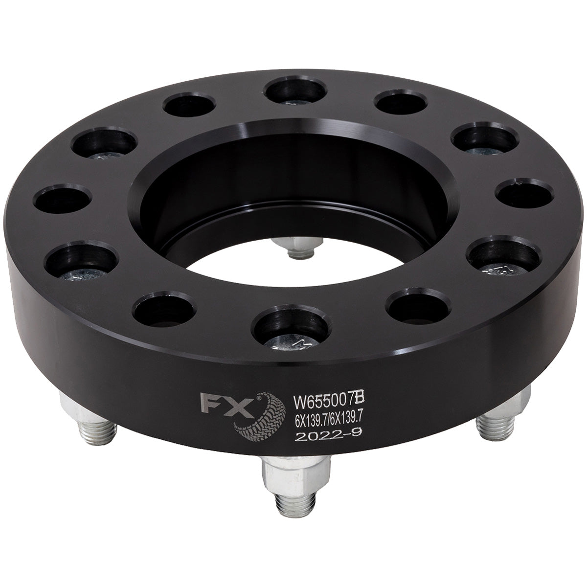 Hub Centric Wheel Spacer for Ford- Black Anodized (W655007B)